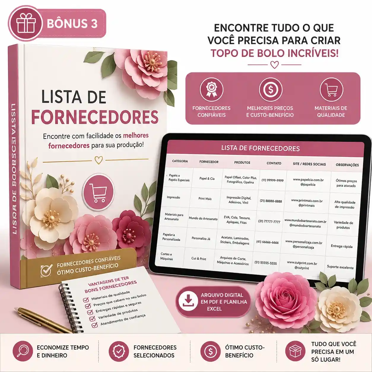 Lista de Fornecedores